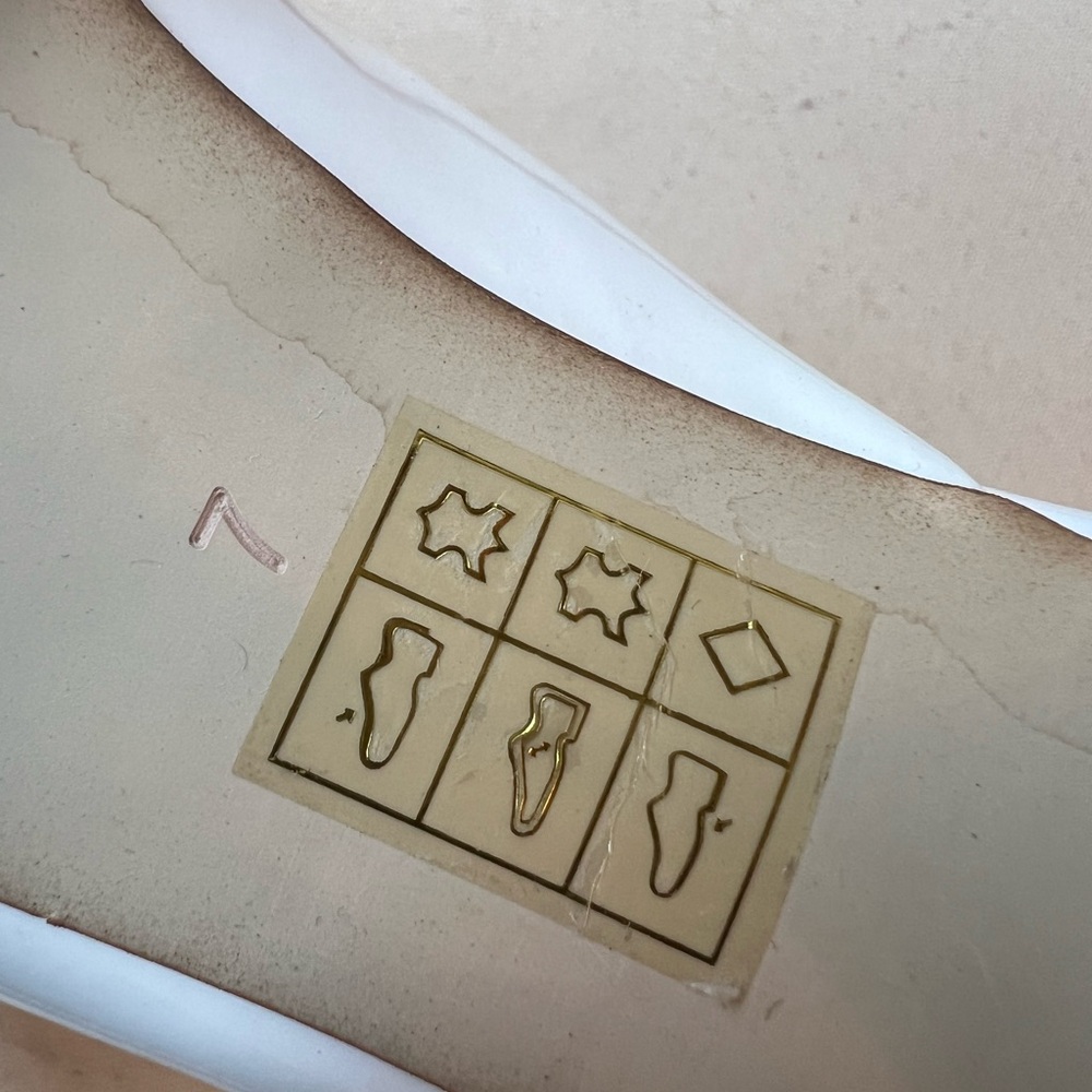 Jeffrey Campbell Adorn White Heels with Blue Striped Bow - Picture 5 of 5